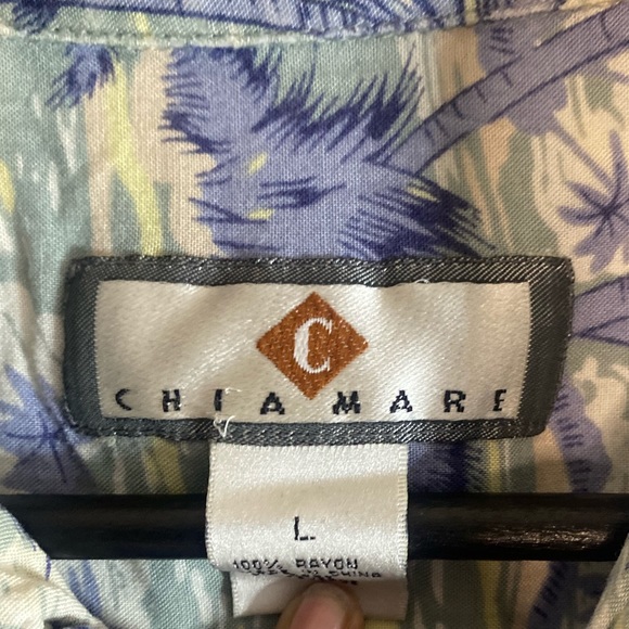 Chiamare Palm Tree Button Down Size L - Picture 4 of 4